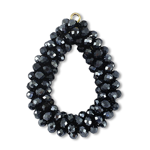 Top facet hangers druppel Midnight Blue