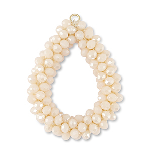 Top facet hangers druppel Vanilla white