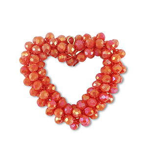 Top facet hangers hart Fiery red