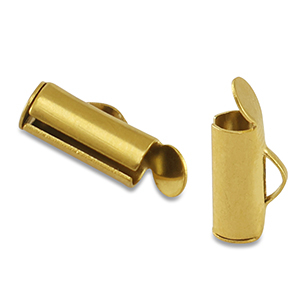 Roestvrij stalen (RVS) Stainless steel onderdelen schuif eindkap Gold