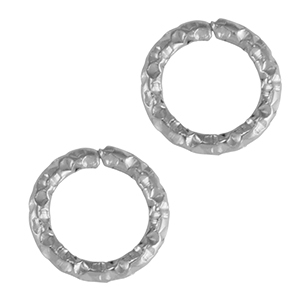 Roestvrij stalen (RVS) stainless steel onderdelen buigring Silver
