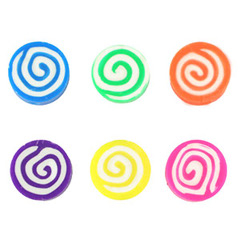Polymeer kralen twist Multicolor