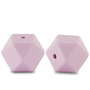 Siliconen kralen diamant Lilac