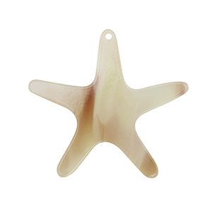 Resin hangers zeester Beige