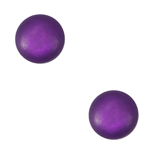 4 mm Soft cabochon "Birthstones" February Polaris SS16 shiny Grape purple