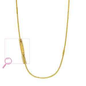 Roestvrij stalen (RVS) Stainless steel kettingen Gold