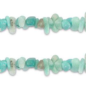 Chip stone kralen amazoniet Mint green