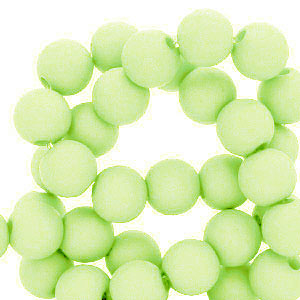 4 mm acryl kralen Lime green