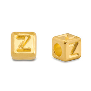 Letterkralen DQ metaal Z Goud (nikkelvrij)