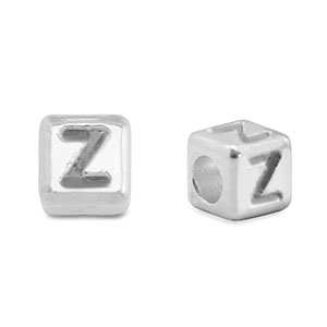 Letterkralen DQ metaal Z Antiek zilver (nikkelvrij)