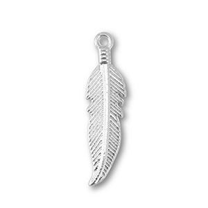 Bedels metaal veer Silver