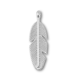 Bedels metaal veer Silver