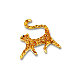 Broches kat Gold-orange