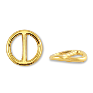 Schuivers DQ metaal rond Goud (nikkelvrij)