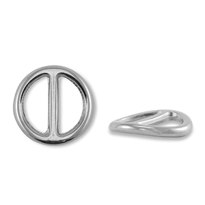 Schuivers DQ metaal rond Antiek zilver (Nikkelvrij)