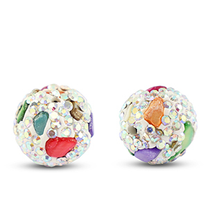 Bohemian kralen rond Multicolor light