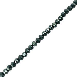 Top Facet kralen 8x6mm disc Dark green