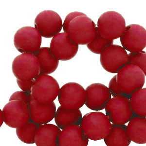 4 mm acryl kralen Red