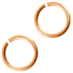 DQ metaal buigring 5.5mm Ros&eacute; goud (nikkelvrij)