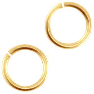 DQ metaal buigring 5.5mm Goud (nikkelvrij)