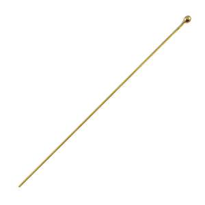 DQ metalen nietstiften met bolletje 50mm Antiek brons (nikkelvrij)