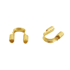 Onderdelen DQ metaal wire guardian / draadbeschermer 5mm (&Oslash;0.56mm) Goud (nikkelvrij)