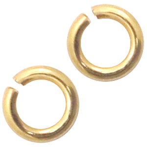 Onderdelen DQ metaal buigring 3mm Goud (nikkelvrij)
