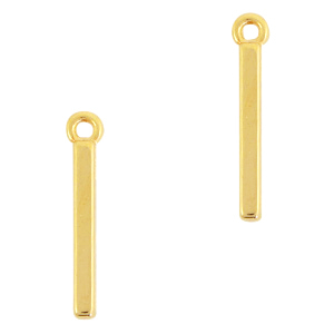 Bedels DQ metaal bar Goud (nikkelvrij)