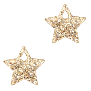 Plexx bedels star glitter Rose peach