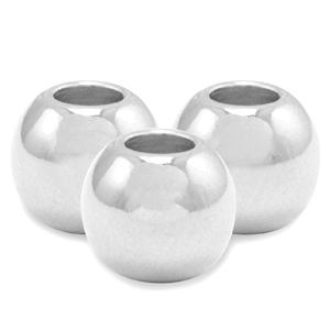 Kralen DQ metaal 2.5mm Antiek zilver (nikkelvrij)