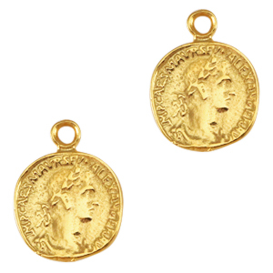 Bedels DQ metaal Romeinse munt Goud (nikkelvrij)