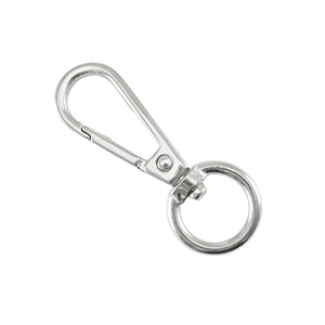 Onderdelen DQ metaal sleutelhanger 40mm Antiek zilver (nikkelvrij)