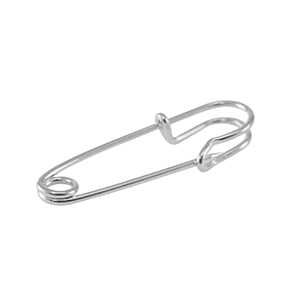 Onderdelen DQ metaal veiligheidspeld Antiek zilver (nikkelvrij)