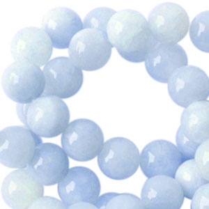 Natuursteen kralen 6mm Light blue