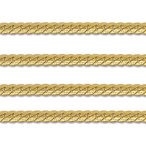 Roestvrij stalen (RVS) Stainless steel onderdelen jasseron flat gourmet Gold