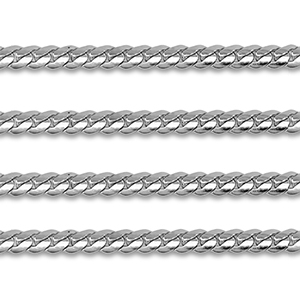 Roestvrij stalen (RVS) Stainless steel onderdelen jasseron flat gourmet Silver