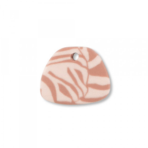 Polymeer hangers trapezium Light peach pink-light brown