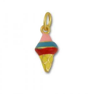 Bedels metaal ijs lolly Multicolour-gold