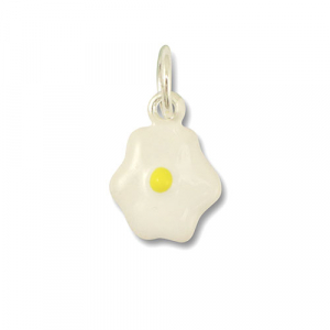 Bedels metaal ei White-yellow-silver