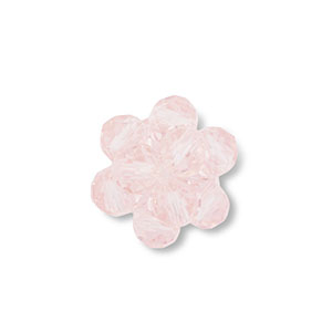 Top facet hangers bloem Transparent light pink