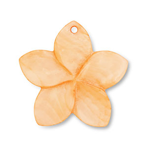 Schelp hanger bloem Orange