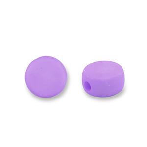 Acryl kralen disc Lavender