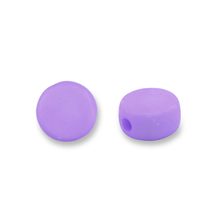 Acryl kralen disc Lilac
