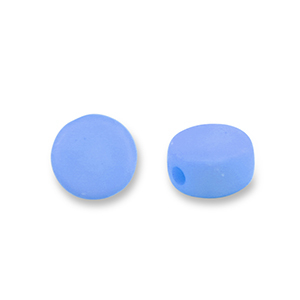 Acryl kralen disc Blue