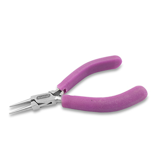 Beadalon rondbek tang met veer Purple-silver