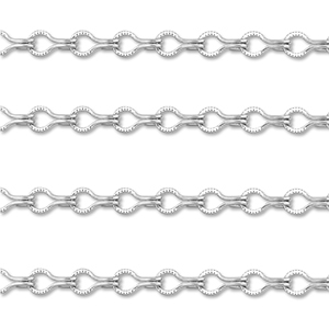 Roestvrij stalen (RVS) Stainless steel onderdelen jasseron druppel Silver