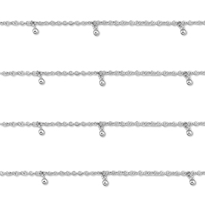 Roestvrij stalen (RVS) Stainless steel onderdelen jasseron met bal Silver