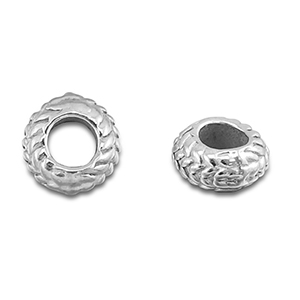 Roestvrij stalen (RVS) Stainless steel kralen spacer 8mm Silver