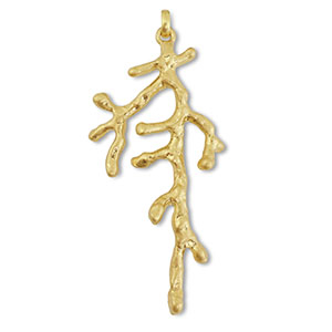 Statement hangers koraal Gold