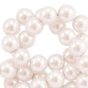 Glasparels 8mm Cream pink
